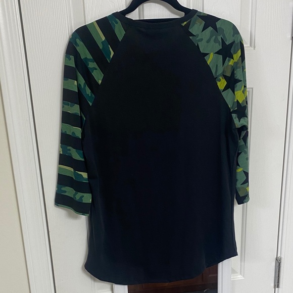 Used LulaRoe Randy unisex baseball style top (L) - Picture 2 of 10